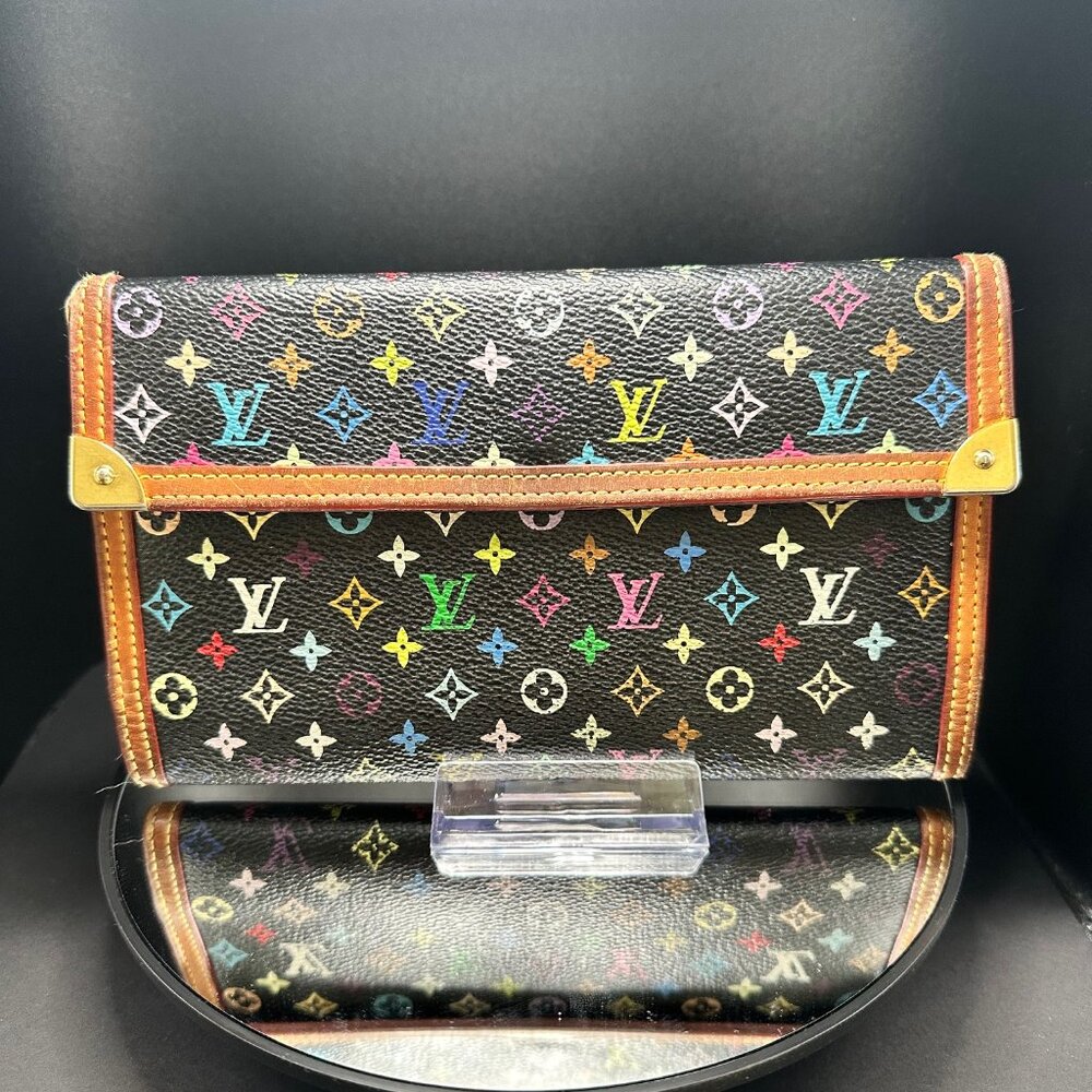 Louis Vuitton Takashi Murakami Porte Trésor International Wallet w/COA - ECU - Picture 1 of 10